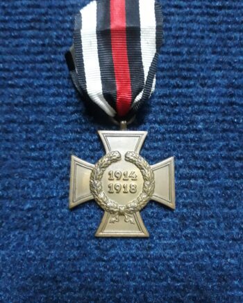 Cruz de Honra 1914–1918 – Carl Wild, Hamburgo, com Fita Original